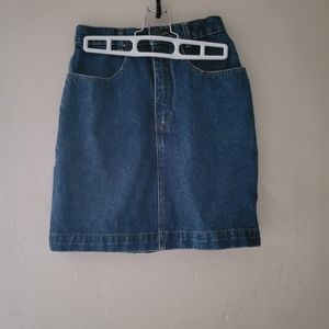 GAP vintage blue plate special JEAN SKIRT 5/6